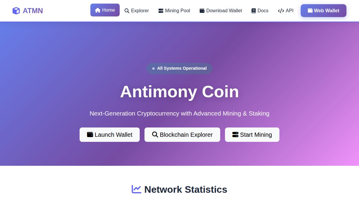 ATMN Antimony Coin